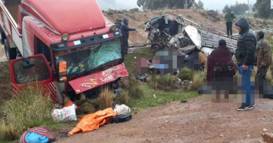 Accidente de tránsito deja un saldo de 13 muertos y 3 heridos en Bolivia Accidente de tránsito deja un saldo de 13 muertos y 3 heridos en Bolivia
