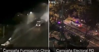 Vídeo revela diferencia del operativo de fumigación contra el coronavirus en china sin hacer propaganda política contrario al del candidato presidencial del PLD Gonzalo Castillo que sí hace politiquería con la desgracia de RD Vídeo revela diferencia del operativo de fumigación contra el coronavirus en china sin hacer propaganda política contrario al del candidato presidencial del PLD Gonzalo Castillo que sí hace politiquería con la desgracia de RD