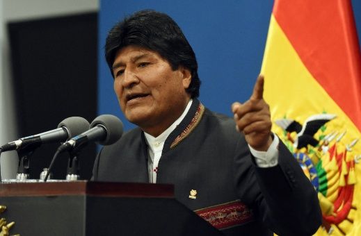 Presidente de Bolivia Evo Morales denuncia quieren 
